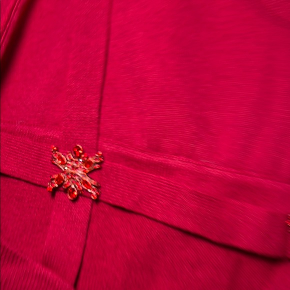 St. John Vibrant Red Evening Dress - Picture 8 of 11